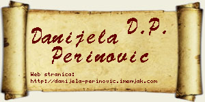 Danijela Perinović vizit kartica